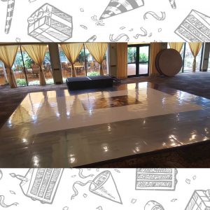 white custom dance floor wrap south florida dance floor white vinyl custom printed boca raton florida (14)