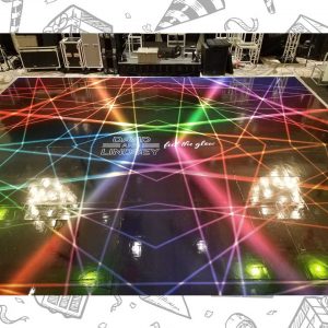 white custom dance floor wrap south florida dance floor white vinyl custom printed boca raton florida (17)