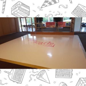 white custom dance floor wrap south florida dance floor white vinyl custom printed boca raton florida (2)