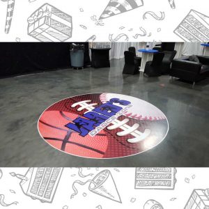 white custom dance floor wrap south florida dance floor white vinyl custom printed boca raton florida (3)