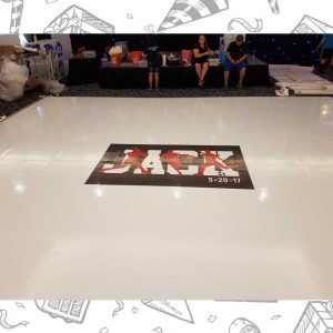 white custom dance floor wrap south florida dance floor white vinyl custom printed boca raton florida (4)