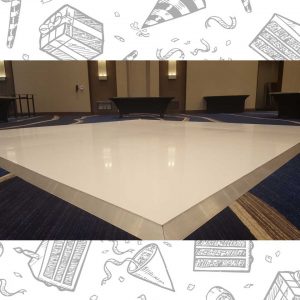 white custom dance floor wrap south florida dance floor white vinyl custom printed boca raton florida (4)