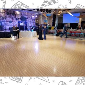 white custom dance floor wrap south florida dance floor white vinyl custom printed boca raton florida (5)