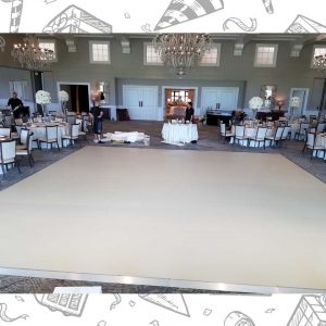 white custom dance floor wrap south florida dance floor white vinyl custom printed boca raton florida (5)