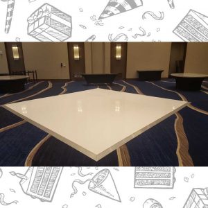 white custom dance floor wrap south florida dance floor white vinyl custom printed boca raton florida (7)