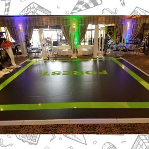 white custom dance floor wrap south florida dance floor white vinyl custom printed boca raton florida (7)