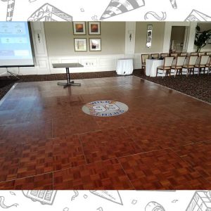 white custom dance floor wrap south florida dance floor white vinyl custom printed boca raton florida (9)