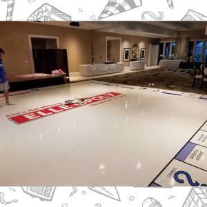 white custom dance floor wrap south florida dance floor white vinyl custom printed boca raton florida (9)